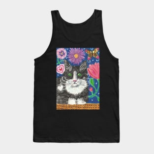 Tuxedo cat Tank Top